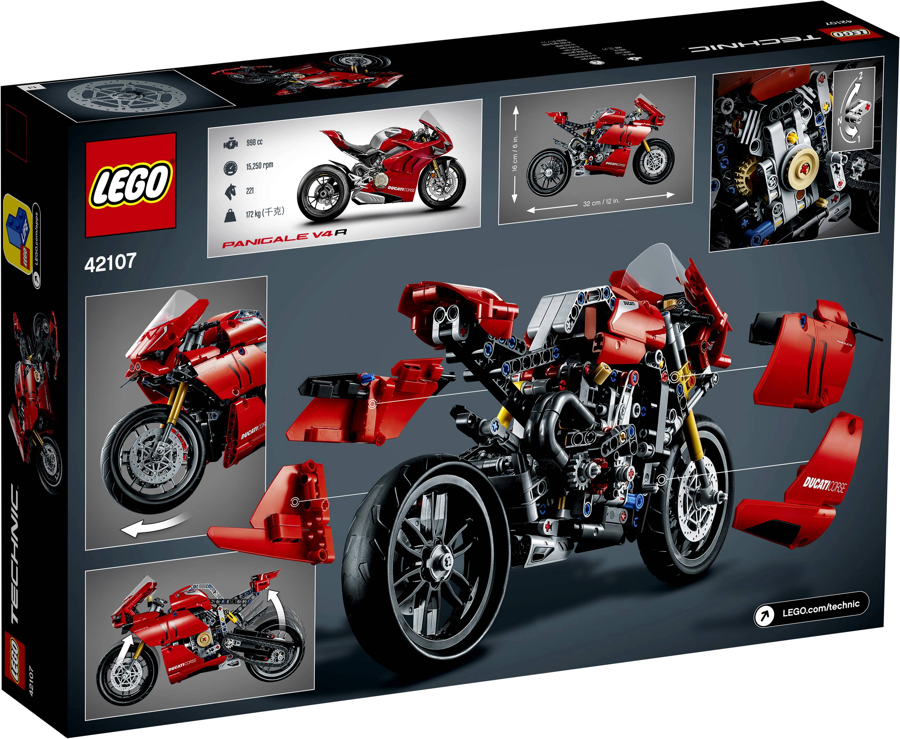 42107 LEGO® TECHNIC Ducati Panigale V4 R-3