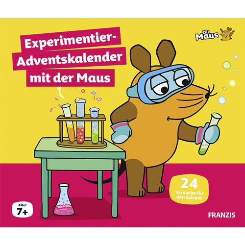 Franzis Verlag Mit der Maus Experimentier-Adventskalender mit der Maus Experimente Adventskalender Altersklasse ab 7 Jah...