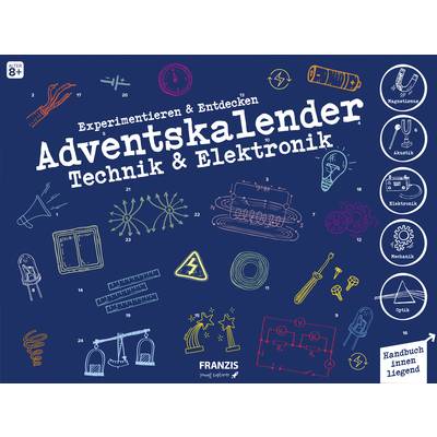 Franzis Verlag Experimentieren & Entdecken Adventskalender Technik & Elektronik Experimente Adventskalender