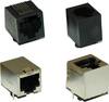 encitech RJJ-88NF-V RJ45-Steckverbinder 2101-0110-13 Buchse, Einbau vertikal Polzahl Sensoren 8P8C Schwarz 1 St.