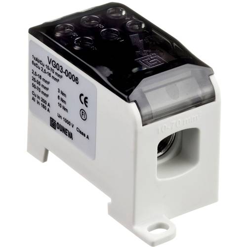 Ouneva Group VG03-0006 Verteilerblock Schrauben Grau 1 St.