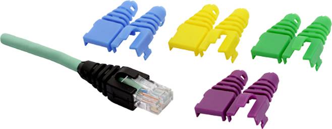 encitech RJ45SRB-RET-LG RJ45-Zubehör 6510-0102-01 Knickschutztülle Hellgrau 1 St.