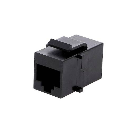 Thumbnail - encitech 3101-8821 RJ45-Steckverbinder CAT 5 2101-0115-01 Doppelkupplung Polzahl Sensoren 8P8C Schwarz 1 St.
