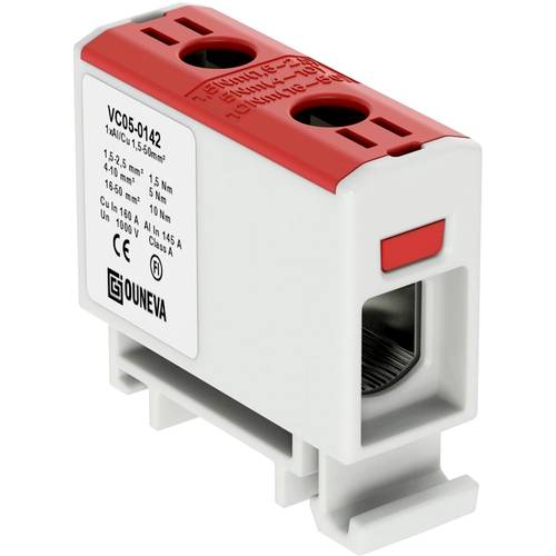 Ouneva Group VC05-0142 Verteilerblock Schrauben Rot 1 St.