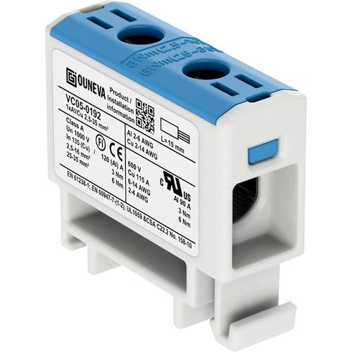 Ouneva Group VC05-0192 Verteilerblock Schrauben Blau 1 St.