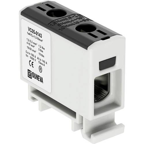 Ouneva Group VC05-0143 Verteilerblock Schrauben Schwarz 1 St.
