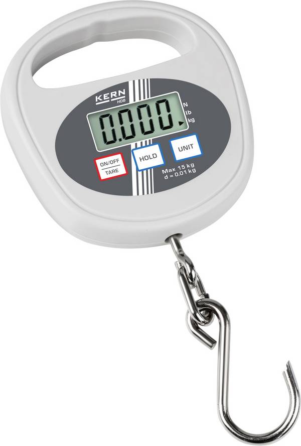Kern HDB30K2XL Hängewaage HDB 30K-2XL Wägebereich (max.) 30 kg Ablesbarkeit 20 g batteriebetrieben Mehrfarbig