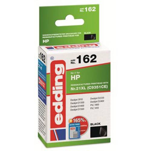 Thumbnail - Edding Druckerpatrone ersetzt HP 21XL, C9351CE Kompatibel Schwarz EDD-162 18-162