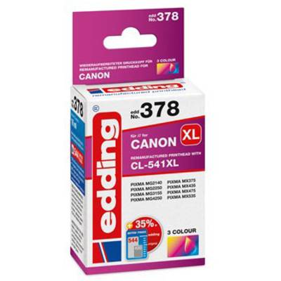 'Tintenpatrone Canon CL-541XL, für Canon-Drucker, 3 Farben, von edding, kompatibel mit verschiedenen PIXMA MG-Modellen.'