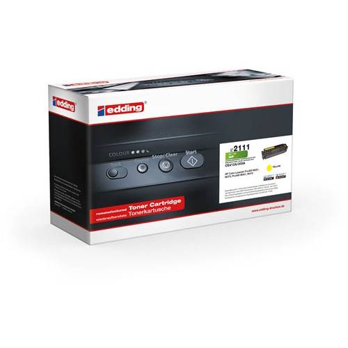 Edding Toner ersetzt HP 305A (CE412A) Kompatibel Gelb 2600 Seiten EDD-2111 18-2111