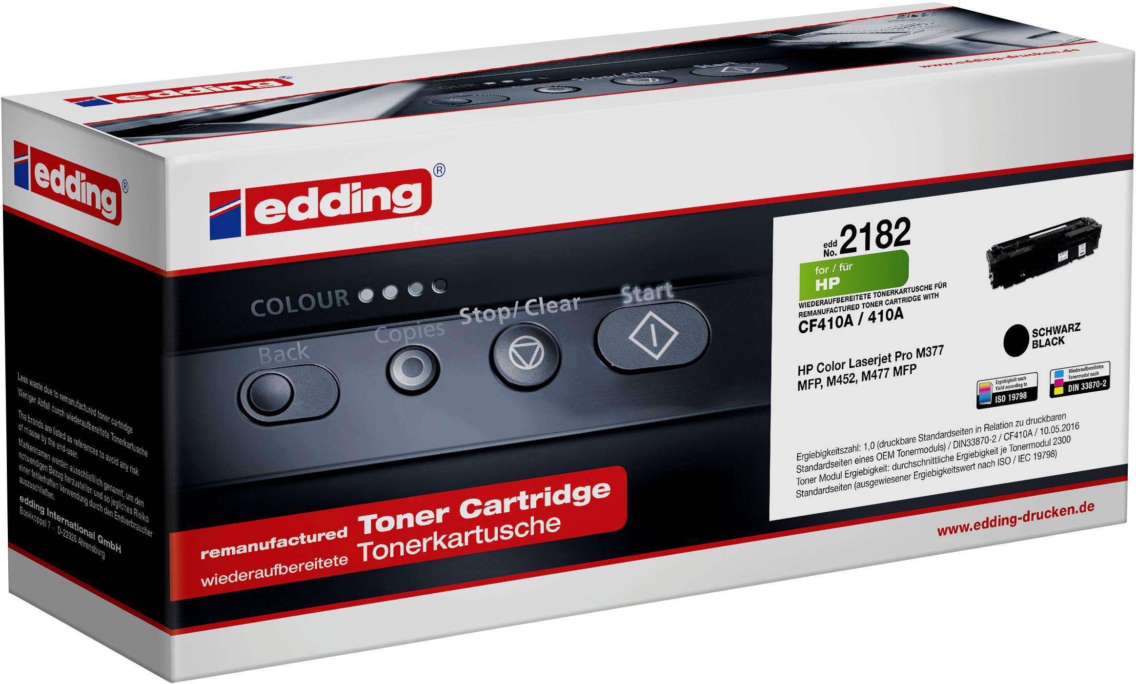 EDDING Toner 18-2182 wie HP CF410A schwarz (18-2182)