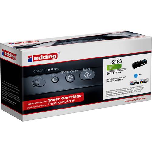 Edding Toner ersetzt HP 410A (CF411A) Kompatibel Cyan EDD-2183 18-2183