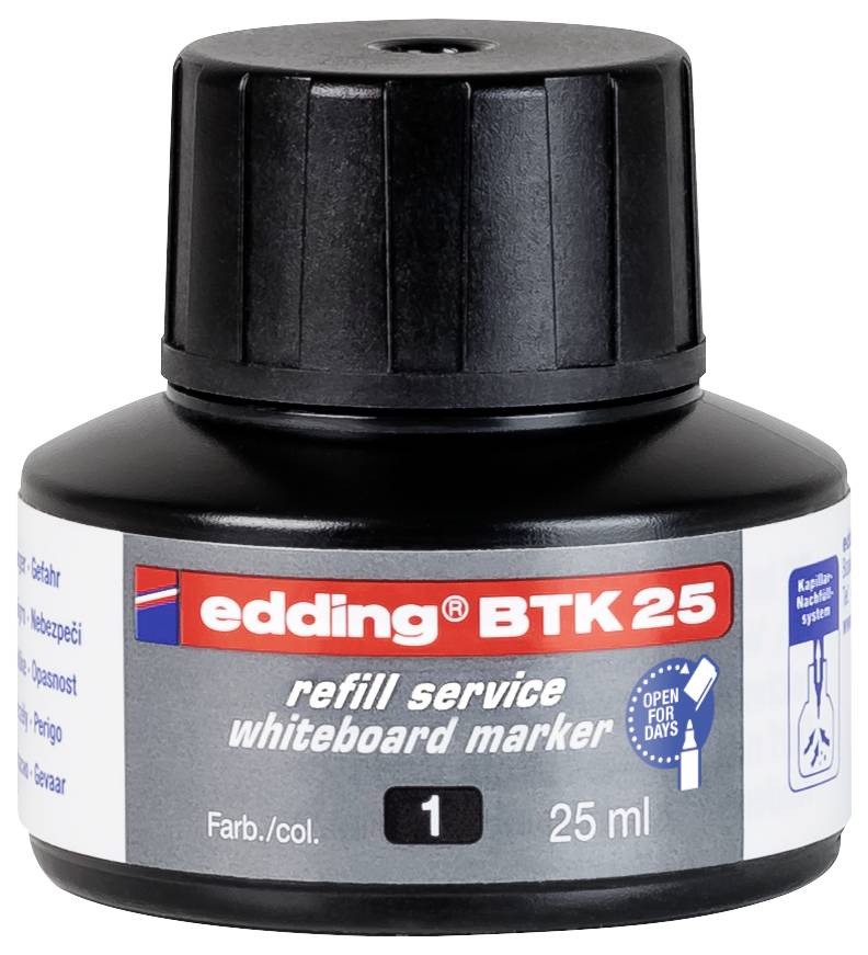 Edding Nachfülltinte Marker BTK25 Schwarz 25 St. 4-BTK25001-1