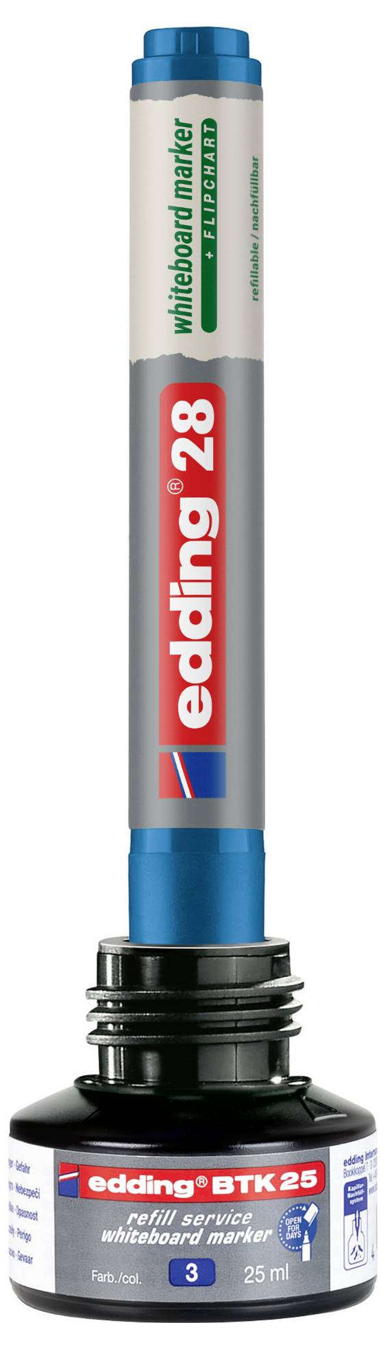 Edding Nachfülltinte Marker BTK25 Schwarz 25 St. 4-BTK25001-2