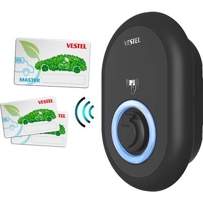 VESTEL Vestel EVC04-AC22 Wallbox Typ 2 32 A Anzahl Anschlüsse 1 22 kW RFID