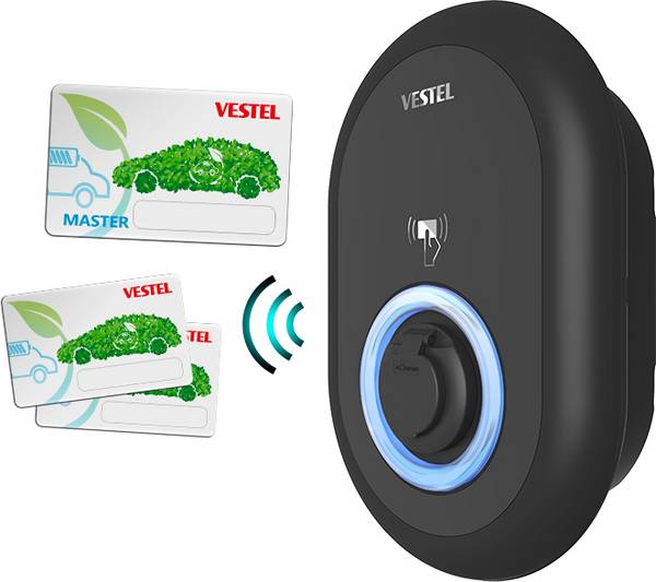 VESTEL Vestel EVC04-AC22 Wallbox Typ 2 32 A Anzahl Anschlüsse 1 22 kW RFID