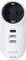 Steckdose mit integrierter USB-Ladefunktion, zwei USB-Ports, beschriftet mit 'QC 3.0' und '2.4 AMP TOTAL'.