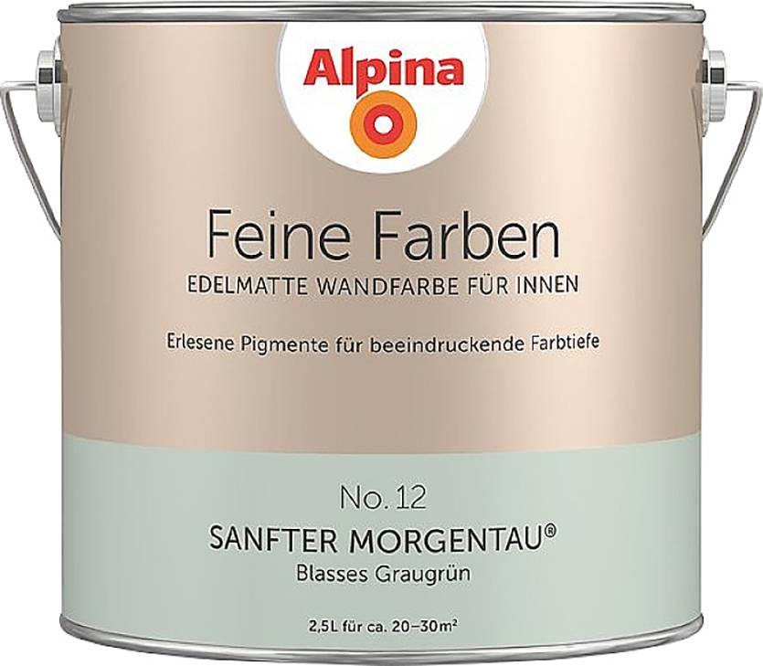 Alpina Farben Wandfarbe Feine Farbe No. 12 898598 2.5l