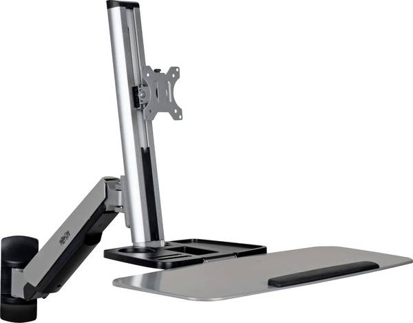Tripp Lite   Monitor-Wandhalterung 1 Display(s) 33,0 cm (13") - 81,3 cm (32") Schwarz Drehbar, Tastaturablage, Neigbar, Schwenkbar, Ausziehbar