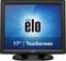 Ein 17-Zoll-Touchscreen-Monitor mit dem 'elo'-Logo auf dem Bildschirm, umgeben von einem blauen Strahlenmuster.