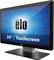 Ein 24-Zoll-Touchscreen mit dem Markenlogo 'elo' auf dem Display, vor einem strahlend blauen Hintergrund.