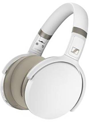 Sennheiser HD 450BT Over Ear Kopfhörer Bluetooth®, kabelgebunden Weiß Noise Cancelling Batterieladeanzeige, Faltbar