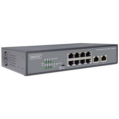 Digitus DN-95323-1 Netzwerk Switch RJ45 8 + 2 Port 10 / 100 MBit/s 