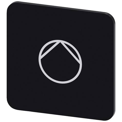 Siemens 3SU1900-0AF16-0RD0 3SU19000AF160RD0 Bezeichnungsschild quadratisch (B x H) 22 mm x 22 mm Schwarz, Weiß 10 St.