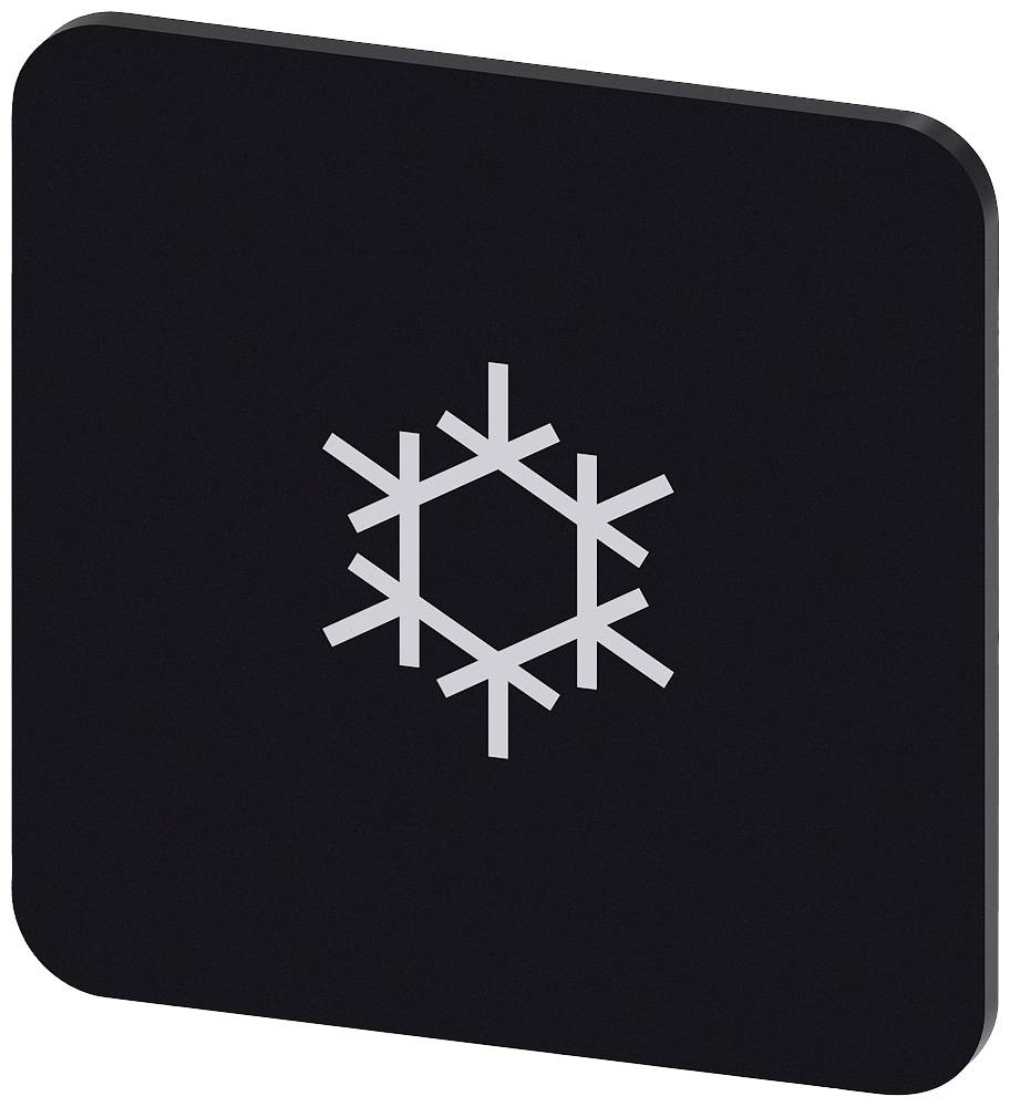 Siemens 3SU1900-0AF16-0RW0 3SU19000AF160RW0 Bezeichnungsschild quadratisch (B x H) 22 mm x 22 mm Kühlung Schwarz, Weiß 1...