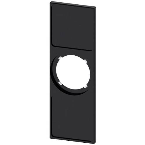 Thumbnail - Siemens 3SU1900-0AL10-0AA0 Schildträger (B x H) 29.7 mm x 89.6 mm Schwarz 1 St.