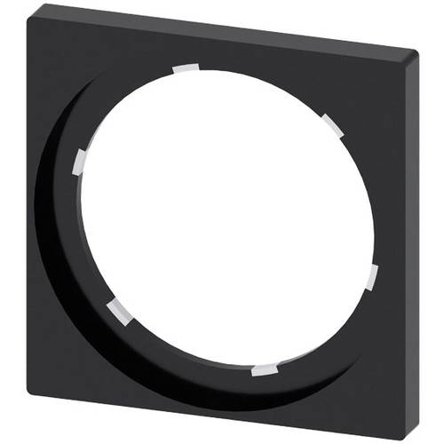 Thumbnail - Siemens 3SU1900-0AX10-0AA0 Einzelrahmen quadratisch (B x H) 29.8 mm x 29.8 mm Ohne Schwarz 10 St.