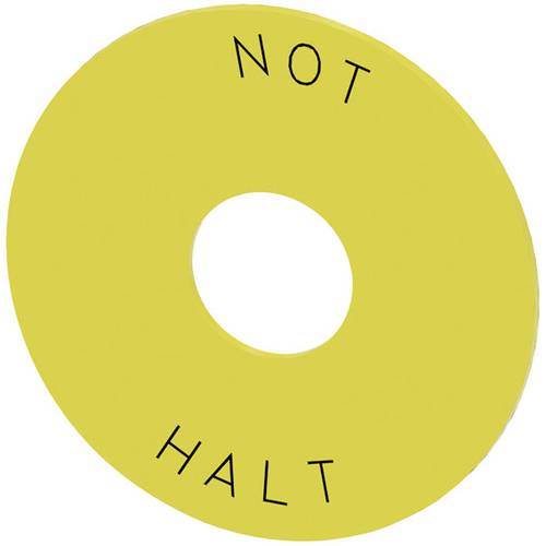 Siemens 3SU1900-0BB31-0AT0 3SU19000BB310AT0 Unterlegscheibe rund (Ø) 75 mm NOT-HALT Gelb, Schwarz 10 St.