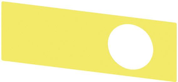 Siemens 3SU1900-0BE31-0AA0 3SU19000BE310AA0 Bezeichnungsschild (B x H) 112 mm x 38 mm Ohne Gelb, Schwarz 10 St.