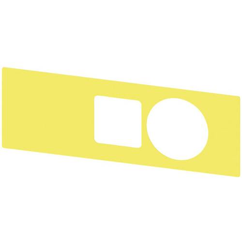 Siemens 3SU1900-0BF31-0AA0 3SU19000BF310AA0 Bezeichnungsschild (B x H) 112 mm x 38 mm Ohne Gelb, Schwarz 10 St.