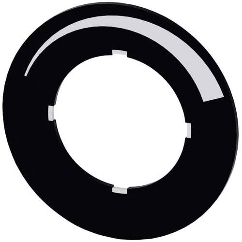 Siemens 3SU1900-0BG16-0RU0 3SU19000BG160RU0 Bezeichnungsschild rund (Ø) 40 mm Schwarz, Weiß 10 St.