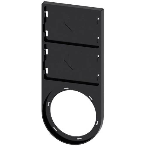 Siemens 3SU1900-0BR10-0AA0 3SU19000BR100AA0 Schildträger (B x H) 27 mm x 17.5 mm Schwarz 10 St.