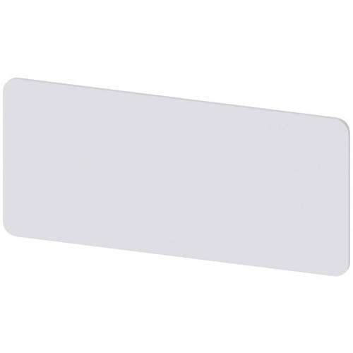 Siemens 3SU1900-0BU81-0AA0 3SU19000BU810AA0 Bezeichnungsschild (B x H) 55 mm x 25 mm Ohne Silber, Schwarz 10 St.