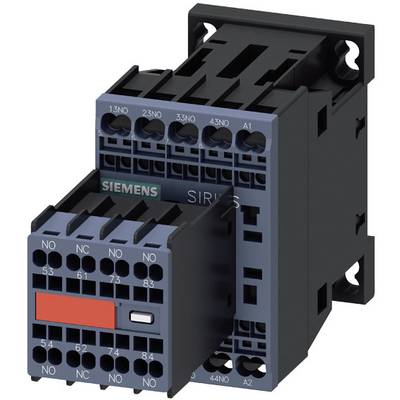 Abgebildet ist ein Siemens SIRIUS Schütz, ein elektrisches Schaltgerät, genutzt in industriellen Anwendungen zur Steuerung von Motoren.