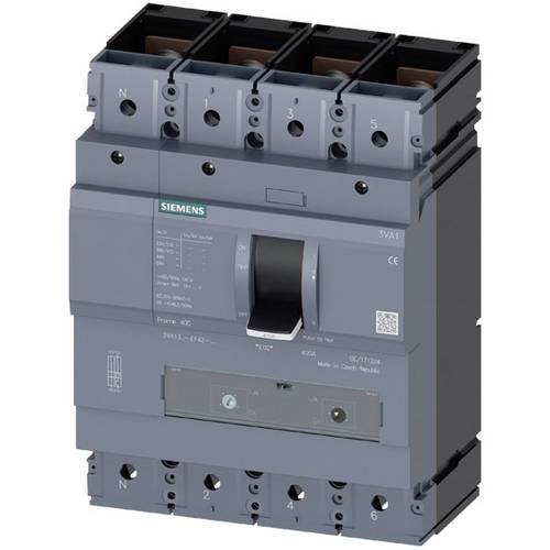 Thumbnail - Siemens 3VA1340-5EF42-0AA0 Leistungsschalter 1 St. Einstellbereich (Strom): 280 - 400 A Schaltspannung (max.): 690 V/AC,...