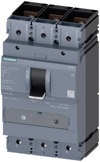 Siemens 3VA1340-6EF32-0AA0 Leistungsschalter 1 St. Einstellbereich (Strom): 280 - 400 A Schaltspannung (max.): 690 V/AC,...