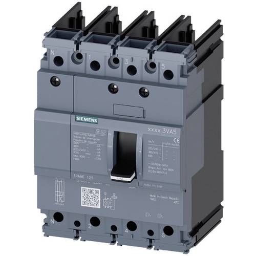 Siemens 3VA5160-4ED41-0AA0 Leistungsschalter 1 St. Einstellbereich (Strom): 42 - 60 A Schaltspannung (max.): 690 V/AC, 6...