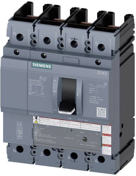 Siemens 3VA5220-5GF41-0AA0 Leistungsschalter 1 St. Schaltspannung (max.): 690 V/AC, 1000 V/DC (B x H x T) 140 x 185 x 83...