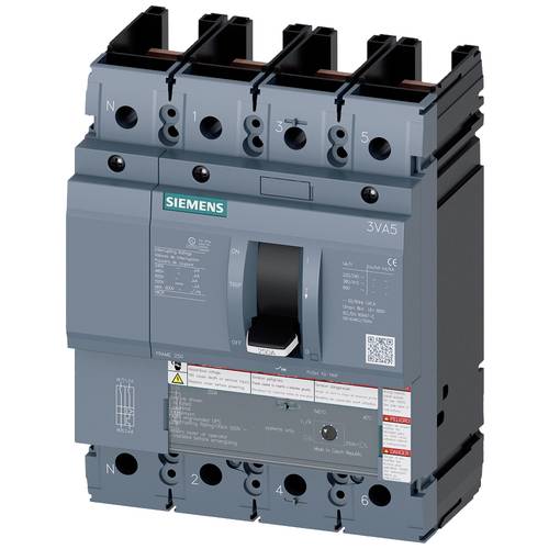 Siemens 3VA5250-7ED41-0AA0 Leistungsschalter 1 St. Schaltspannung (max.): 690 V/AC, 1000 V/DC (B x H x T) 140 x 185 x 83...