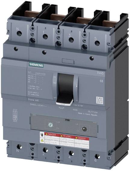 Siemens 3VA5320-5EC41-0AA0 Leistungsschalter 1 St. Einstellbereich (Strom): 200 - 200 A Schaltspannung (max.): 600 V DC/...