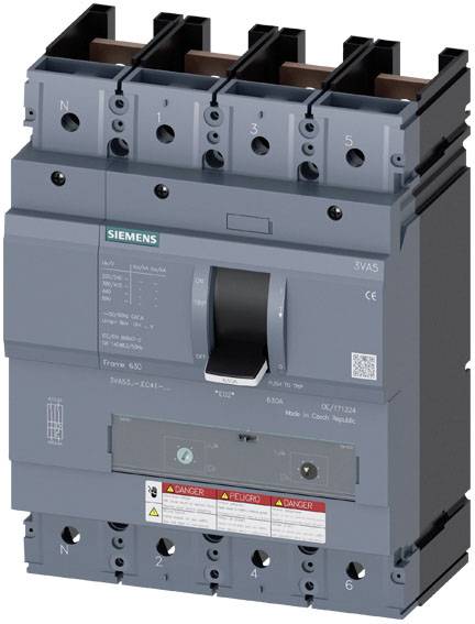 Siemens 3VA5325-6GF41-0AA0 Leistungsschalter 1 St. Einstellbereich (Strom): 175 - 250 A Schaltspannung (max.): 600 V DC/...