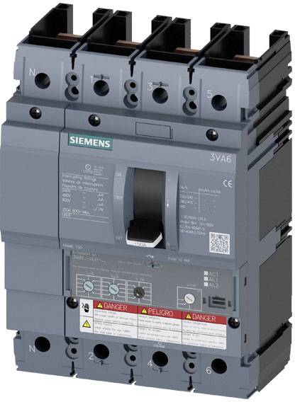 Siemens 3VA6115-0HL41-0AA0 Leistungsschalter 1 St. Schaltspannung (max.): 600 V/AC (B x H x T) 140 x 198 x 86 mm