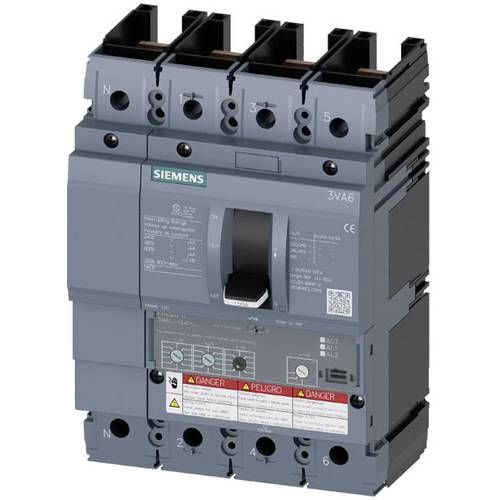 Siemens 3VA6115-0HL41-0AA0 Leistungsschalter 1 St. Schaltspannung (max.): 600 V/AC (B x H x T) 140 x 198 x 86 mm