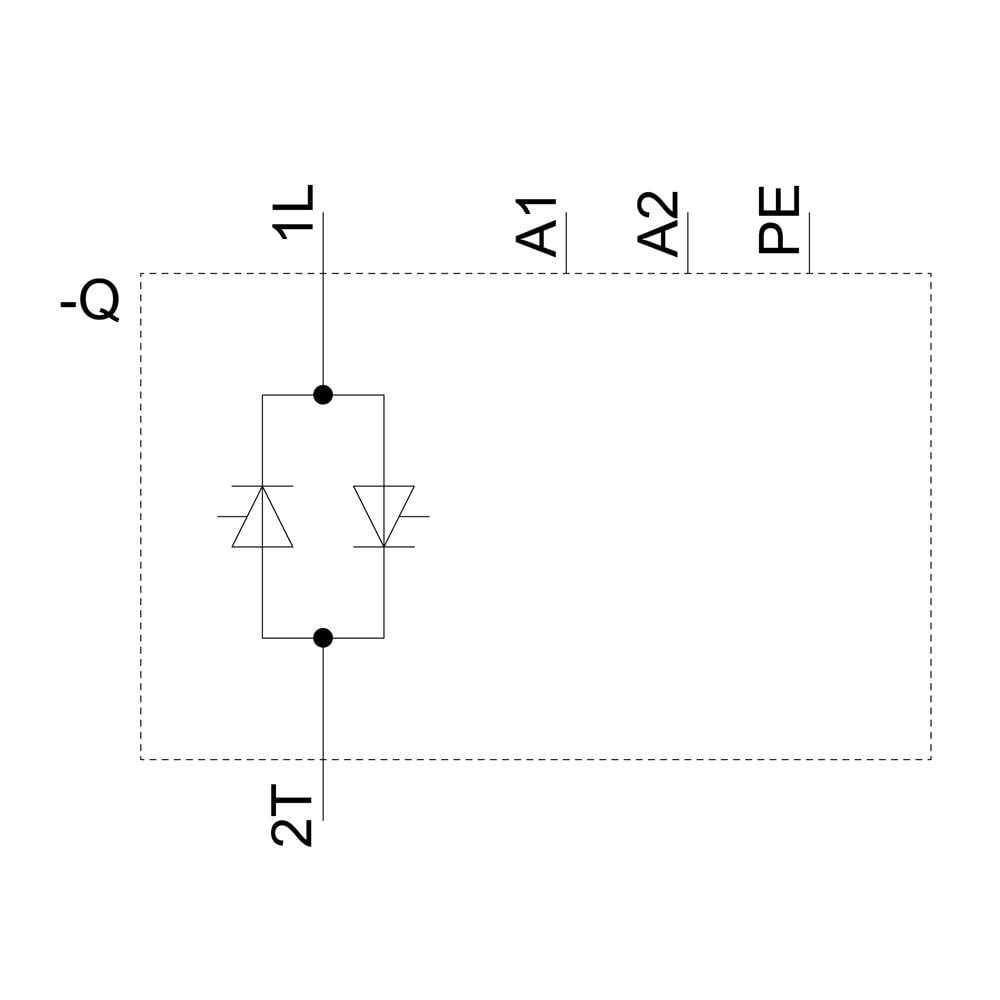 Siemens Halbleiterschütz 3RF23201AA24 20 A Schaltspannung (max.): 460 V/AC Nullspannungsschaltend 1 St.-2
