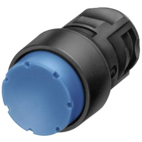 Siemens 3SB20000LF01 3SB2000-0LF01 Drucktaster Frontring Kunststoff, hoch Knopf Schwarz, Blau 1 St.