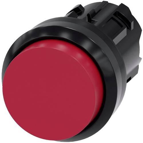 Thumbnail - Siemens 3SU10000BB200AA0 3SU1000-0BB20-0AA0 Drucktaster Frontring Kunststoff, rund Knopf Schwarz, Rot 1 St.